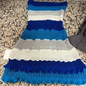 Cute crotchet/ Knit mini dress